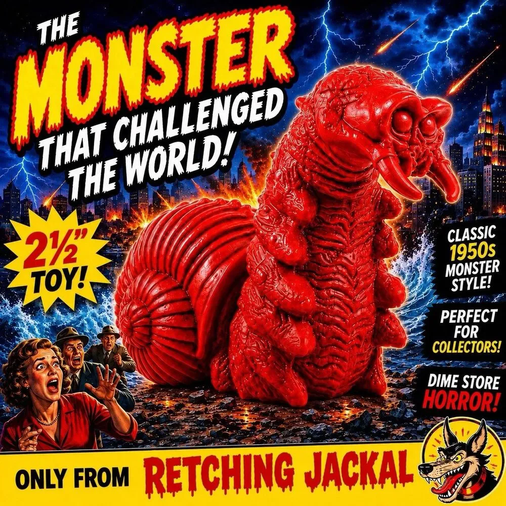The Monster That Challenged The World 2.5 Inch Red Heavyweight Toy Figure